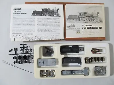 Ho Scale Roundhouse - Old Timer 2-6-0 Locomotive & Tender - Die Cast Kit  *read* • $169.99