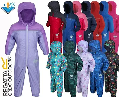 Regatta Puddle Rain Suit Waterproof Rainsuit Boys Girls Kids Childrens Rrp £30  • £14.95