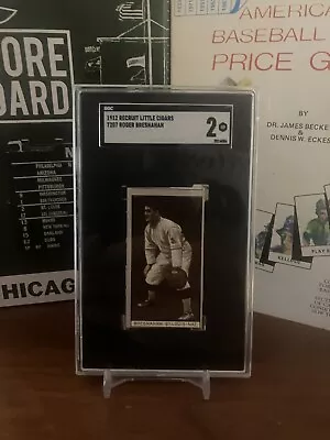 Roger Bresnahan 1912 Recruit Little Cigars T207 Card SGC 2 Chicago Cubs HOF • $180