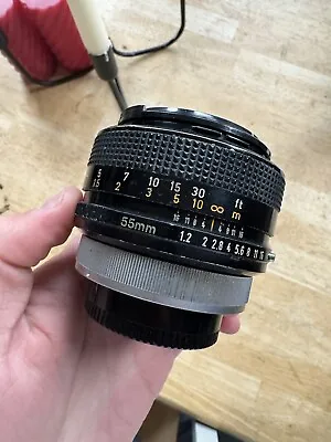 Canon FD 55mm F1.2 SSC Rare Vintage Lens • £250