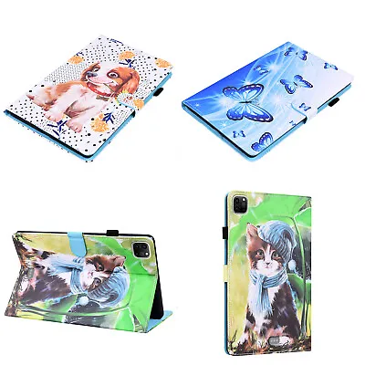 Retro Pattern Leather Stand Case Cover For IPad 11 10.5 10.2 10.9 Air 4 Tablet • £10.55