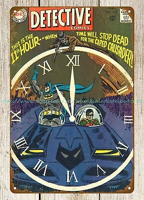 Reproduction Wall Decor 1968 Detective Comics Batman Metal Tin Sign • $18.98