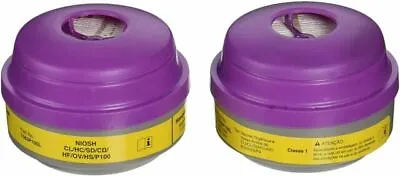 8PK Honeywell Organic Vapor And Acid Gas Cartridge - Magenta/Yellow (7583P100L) • $60