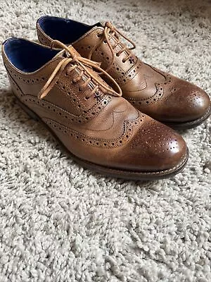 Ted Baker Guri7 Brogue Shoes UK10 Light Tan  • £25