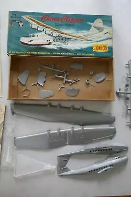 Vintage Airplane Model Kit Stombecker Pan Am China Clipper Open Box Not Built • $45