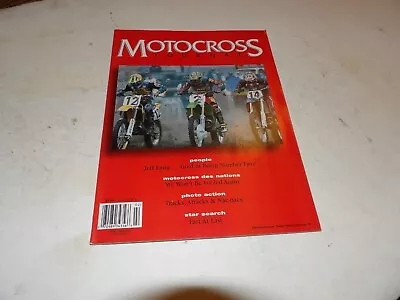 MOTOCROSS JOURNAL MAGAZINE-  February 1996 Huffman Larocco Dowd • $16