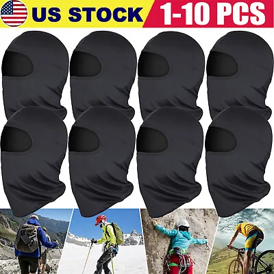 $6.47 • Buy Balaclava Tactical Ski Full Face Mask UV Protection Thin Hood Cover For MenWomen