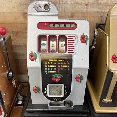 $2850 • Buy Mills $0.25 Black Cherry Slot Machine. Antique Vintage