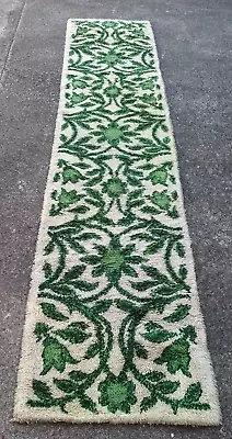 £221.11 • Buy 60s Carpet Rug 335 X 70 Vintage Runner Space Age Op Art 70s Yellow H13