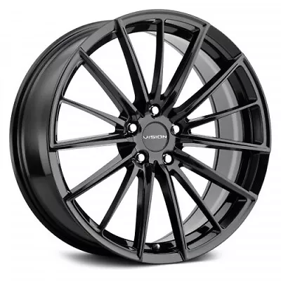 20x8.5 Vision 473 Axis Gloss Black Wheel 5x112 (35mm) • $275.74