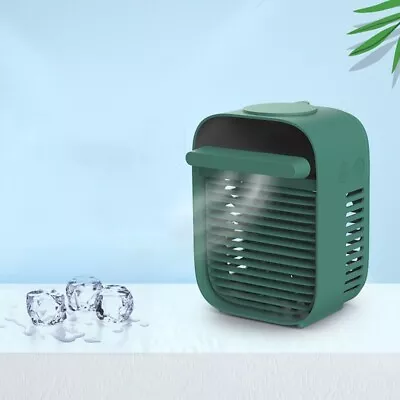Portable Desktop Air Conditioner Fan: Compact Cooling Solution For Home/Office • £28.99
