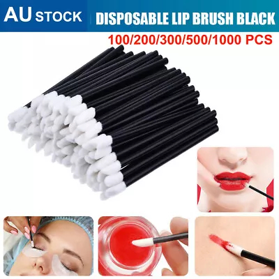 $44.99 • Buy 200/500/1000 Pcs Lip Gloss Brush Disposable Wands Lipstick Applicator Brushes