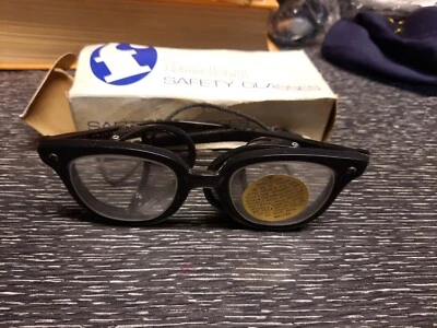 $30 • Buy Vintage Fendall Roustabout Z87 Safety Glasses - 6  Arms W/ Original Back Strap