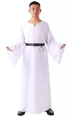Medieval Wicca Pagan Ritual Robe With Belt • $40.35