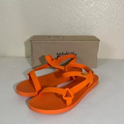 Melissa Women's Sun Downtown Sandal Orange NEW Size 8 • $29