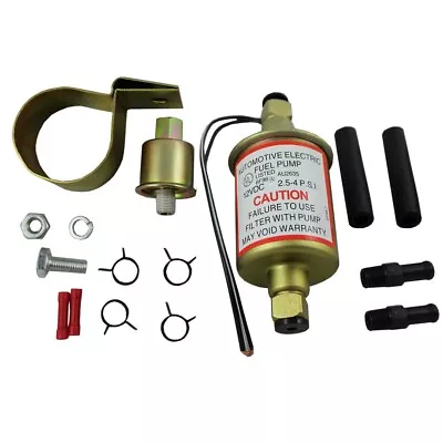 New 12V Automotive Universal Electric Fuel Pump E8016S With Installation Kit • $39.86