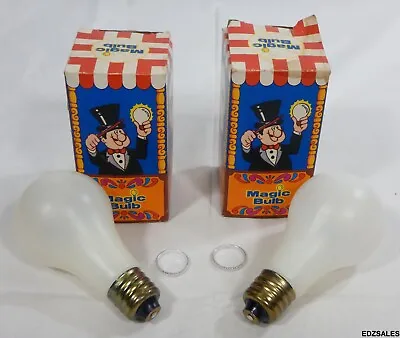 2 Vintage Magic Bulb Toy Ring Light Bulb Gag Magic Trick W/Boxes • $80