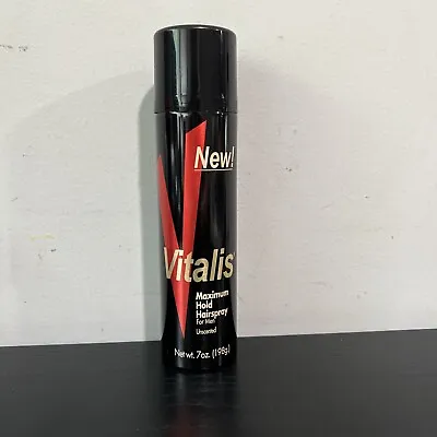 [ 1 Can ] Vitalis Maximum Hold Aerosol Hairspray For Men Unscented 7 Oz • $59.99