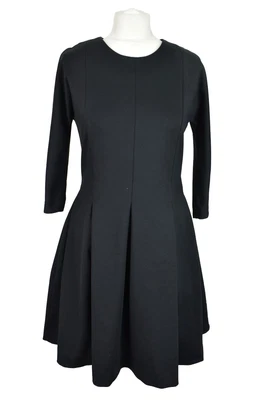 £19.95 • Buy GAP Black Dress Size Uk 10 Womens Nylon Polyester Viscose Back Zip Long Sleeves