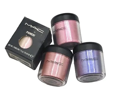 Lot Of 4 MAC 7.5 G Jars Pigment Powders Pink Opal Fuschia Violet Apricot Pink  • $59