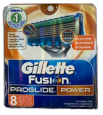 Gillette Fusion Proglide Power Refill Razor Blade Cartridges 8 Ct. • $22.99