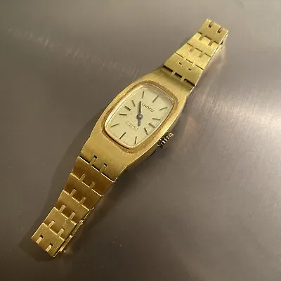 Lanco Women’s Gold 17 Jewels Incabloc Swiss Made Watch Vintage Rare Spare/repair • £30