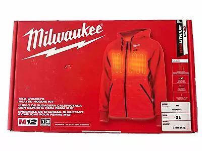 Milwaukee 336R-21 M12 Red Heated Women's Hoodie Kit • $160