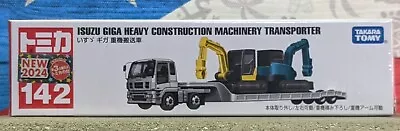 Tomica #142 Isuzu Giga Heavy Costruction Machinery Transporter Usa Stock!! • $14.99