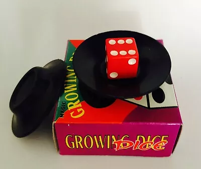 Growing Dice Magic Trick - A Small Dice Mysteriously Grows And Changes Colour • £4.99