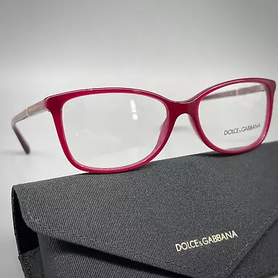 Dolce & Gabbana DG 3219 2681 Unisex Eyeglasses Red 55-16-140mm Original  100% • $60.64