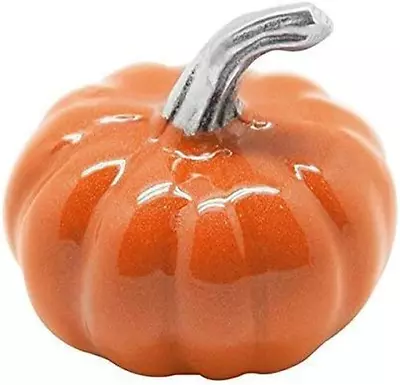 Mariposa Orange Pumpkin Napkin Weight One Size Silver • $21.91