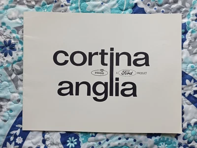 £7.37 • Buy VINTAGE 1965 1966 Ford Anglia And Cortina GT 16-page Vintage Car Sales Brochure