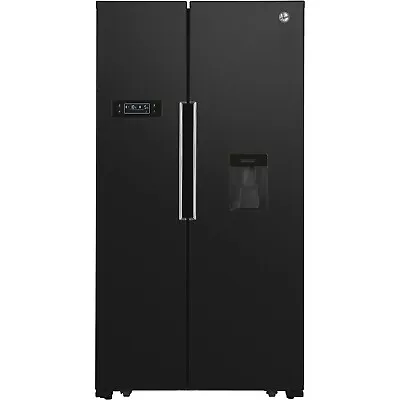 Hoover 529 Litre Side-By-Side American Fridge Freezer - Black HHSBSO6174BWDK • £818.95