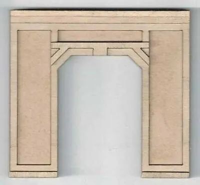 GCLaser 9107 N Scale Single-Track Concrete Tunnel Portal - Laser-Cut Wood • $7.99