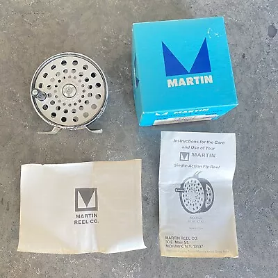 Vintage Martin Fly Fishing Reel Model 60 In Original Box • $39.99