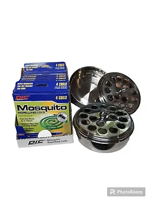 PIC Mosqu Repelling Coils (28 Total) 7 Boxes Of 4 Each With 2 Holders • $39.99