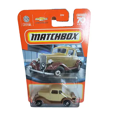 2023 Matchbox #34 1934 Chevy® Master Coupe BEIGE | ORMOND BROWN | FSC • $9.99