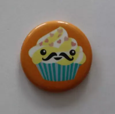 3KD Cupcake Mustache REFRIGERATOR MAGNET Gamago Super Strong • $5.99