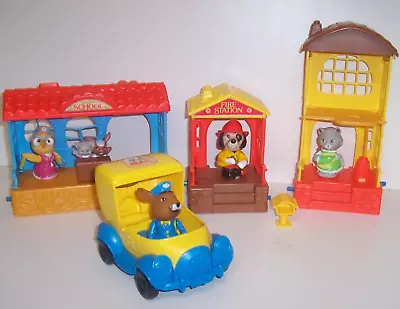 Vintage Hub-Bubs Lot 10 1975 Comfy Cottage & Fire Station School Home Mail Truck • $27