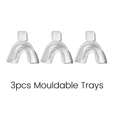 Teeth Whitening Mouth Trays Custom Self Mould Thermo Plastic Ultra Clear Guards • $8.98