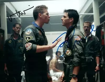 $82.62 • Buy Tom Cruise Val Kilmer Autographed Signed 8x10 Photo Picture Pic + COA