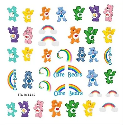 £3.80 • Buy Care Bears Nail Art Decals
