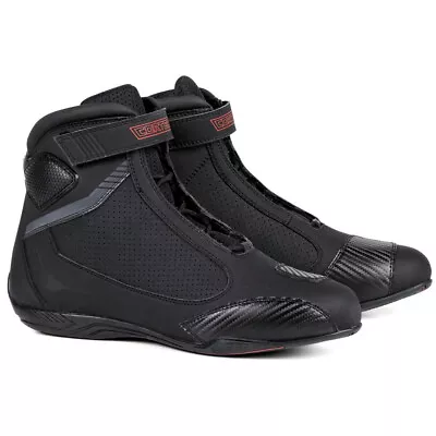 Cortech Speedway Chicane Air Womens Street Road Motorcycle Riding Shoes - Black • $109.99