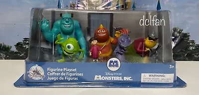 Disney Parks Pixar Monsters Inc Figure Play Set Cake Topper Sulley Mike Boo NEW • $34.95