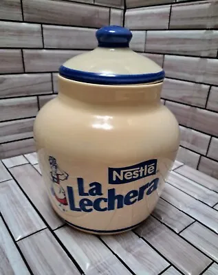 Vtg Nestle La Lechera 10’’ Cookie Jar - Marked MonHos Hecho En Mexico Cookie Jar • $28.95