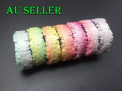 $3.95 • Buy Bulk 1-24 Rolls Fabric Lace Washi Tape Flower Trim Ribbon Sticky Craft Decor AU