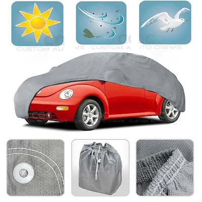 $35.90 • Buy Medium Car Cover MAX Auto Protection Sun Dust Proof Outdoor Indoor Breathable