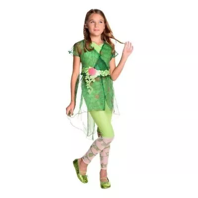 Kids DC Superhero Girls Deluxe Poison Ivy Costume • $67.09