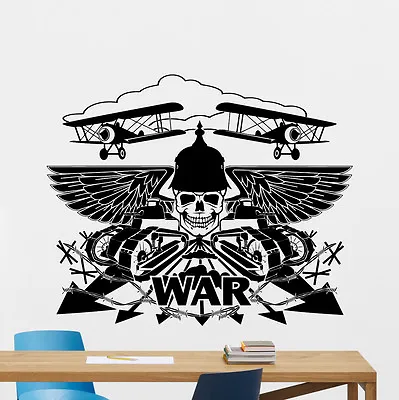 War Wall Decal Military Vinyl Sticker Tank Army Art Poster Playroom Decor 84xxx • $29.97