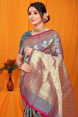 $99.14 • Buy Bollywood Sari Party Wear Indian Pakistani Ethnic Wedding Designer Saree
